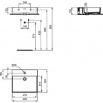 Умывальник подвесной Ideal Standard Extra T372601